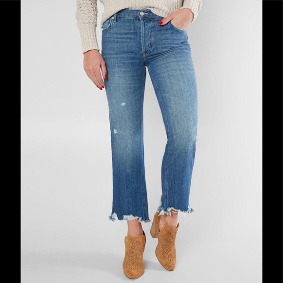 We The Free Maggie High Rise Straight Jeans - Picture 1 of 8